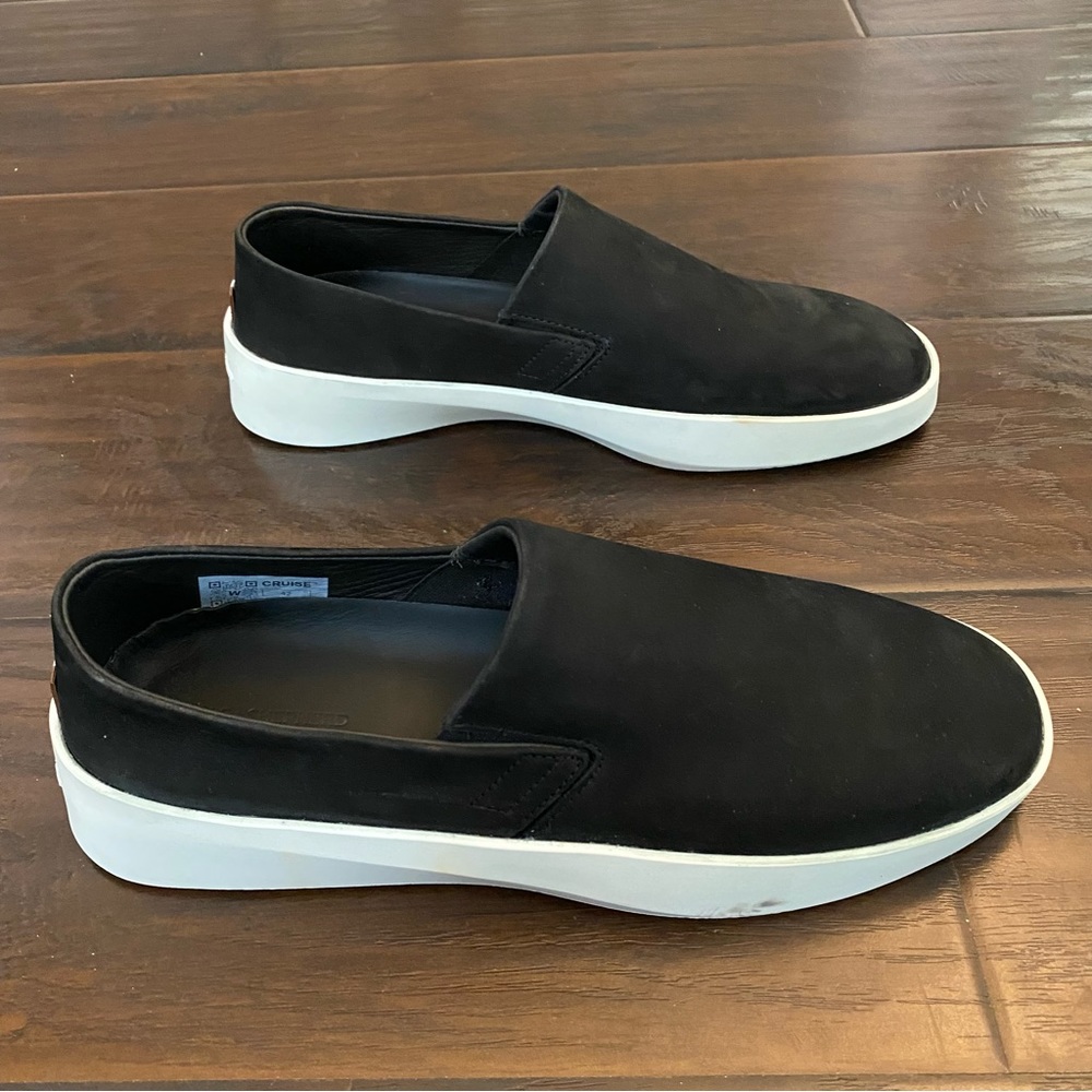 Wolf & Shepherd Cruise Men's Slip On Black & White Shoe Size 42 US 9 - Picture 3 of 9